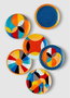 Hermia Juego de Platos de Servicio DNR0078 de 6 piezas en Multicolor